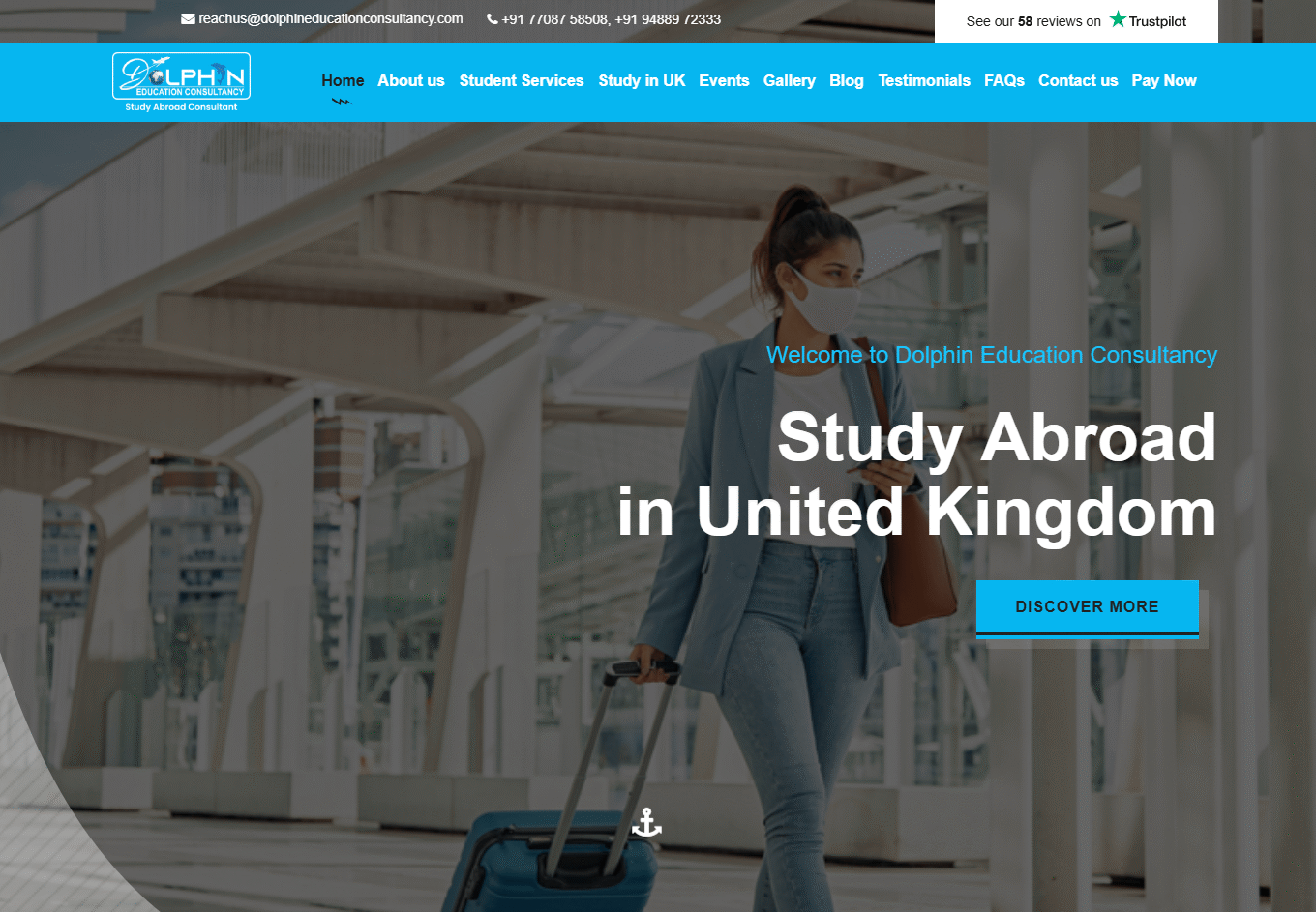 Dolphin Education Consultancy – UK Study Abroad SEO & Marketing